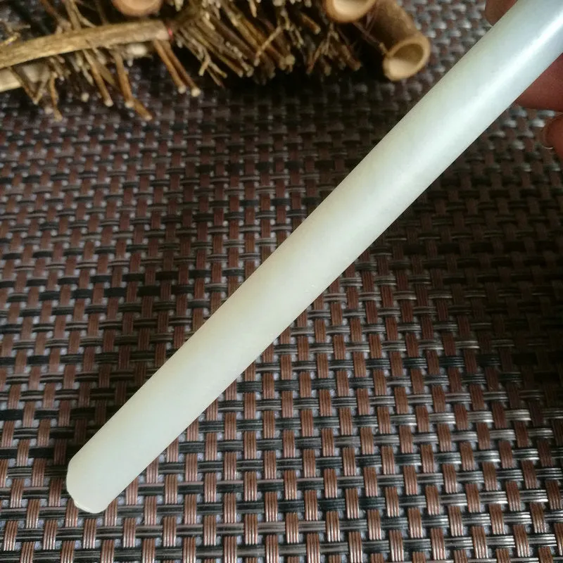 Natural Kunlun Jade Rough Nephrite Raw (43g,14X1.2cm)