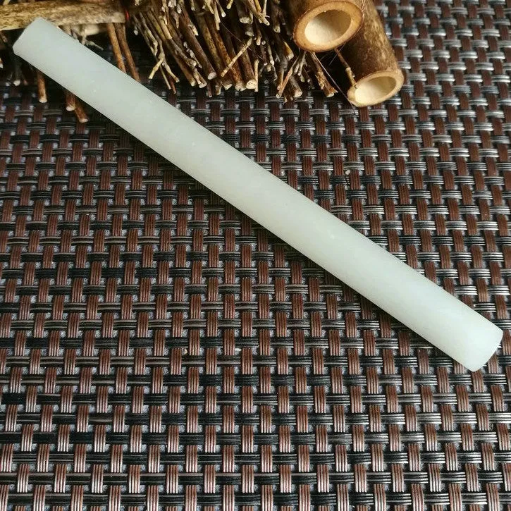 Natural Kunlun Jade Rough Nephrite Raw (43g,14X1.2cm)