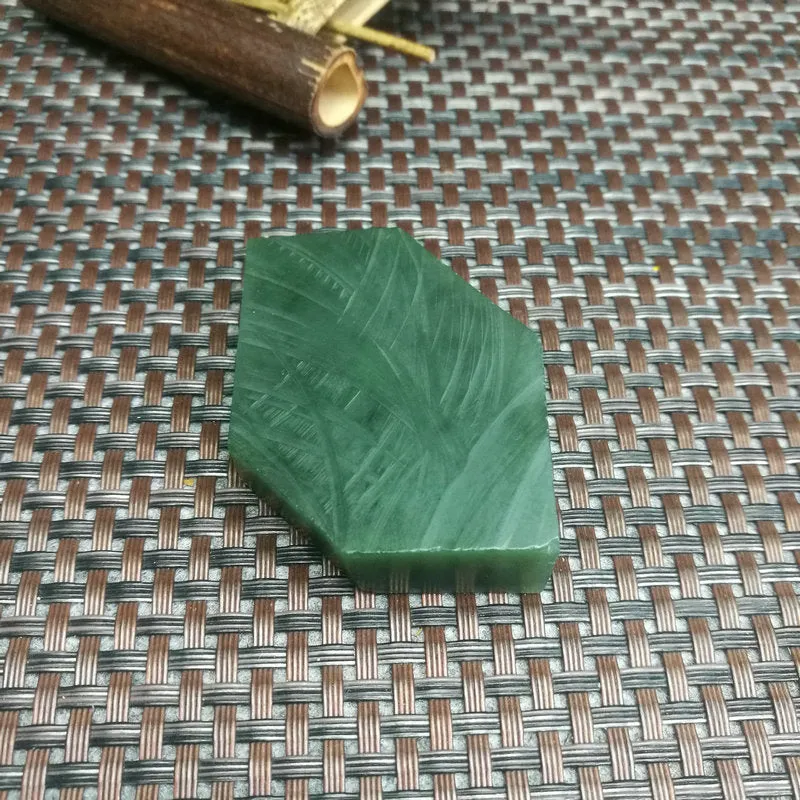 Natural Kunlun Jade Rough Nephrite Raw (60g,6.3X4X1.5cm)