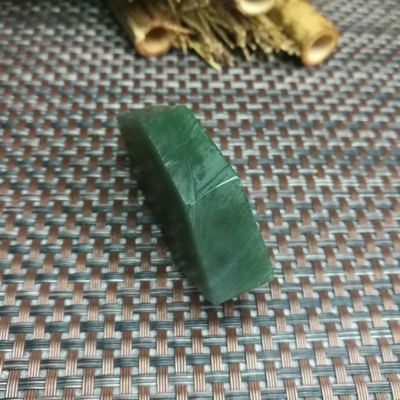 Natural Kunlun Jade Rough Nephrite Raw (60g,6.3X4X1.5cm)