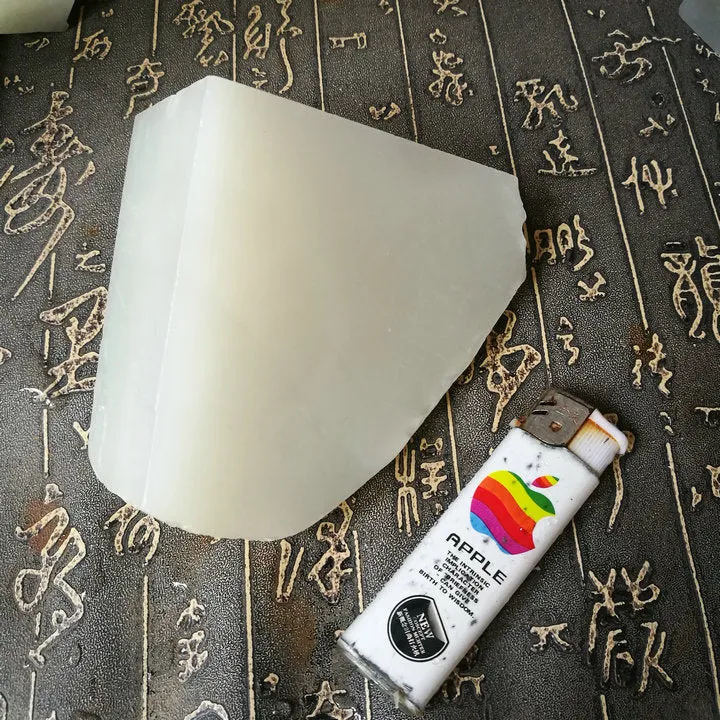 Natural Kunlun Jade Rough Nephrite Raw (727g, 8.5X8X4.7cm)