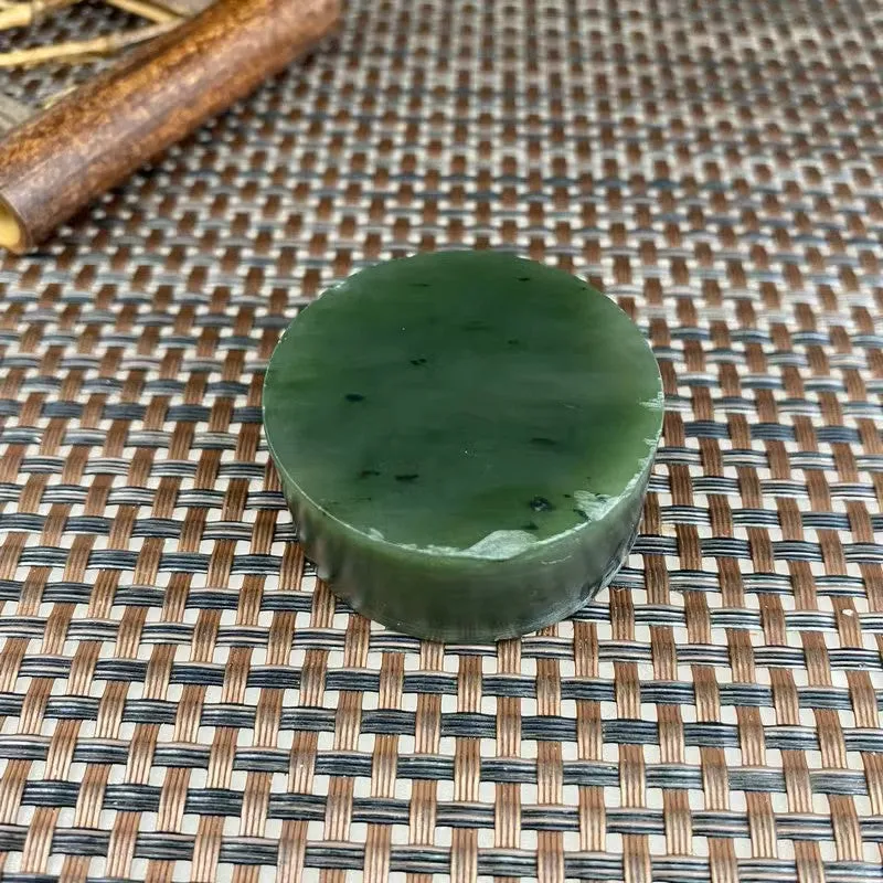 Natural Kunlun Jade Rough Nephrite Raw (76g,4.1X1.8cm)