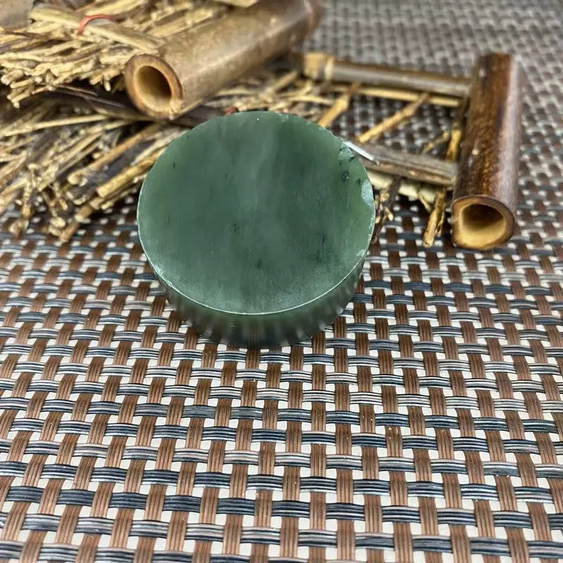 Natural Kunlun Jade Rough Nephrite Raw (76g,4.1X1.8cm)