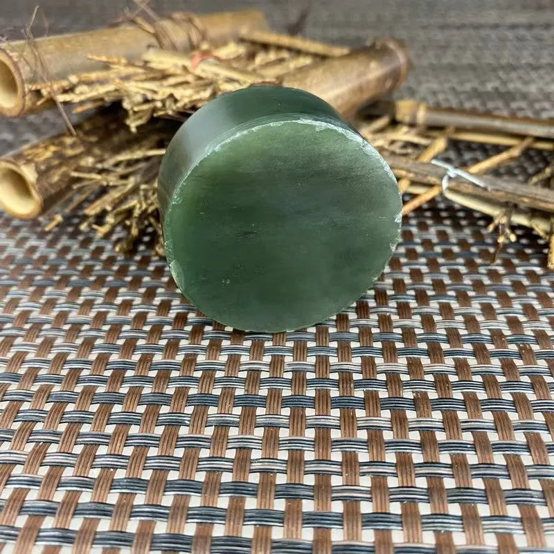 Natural Kunlun Jade Rough Nephrite Raw (76g,4.1X1.8cm)
