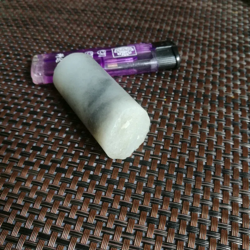Natural Kunlun Jade Rough Nephrite Raw (79g,5X2.6cm)