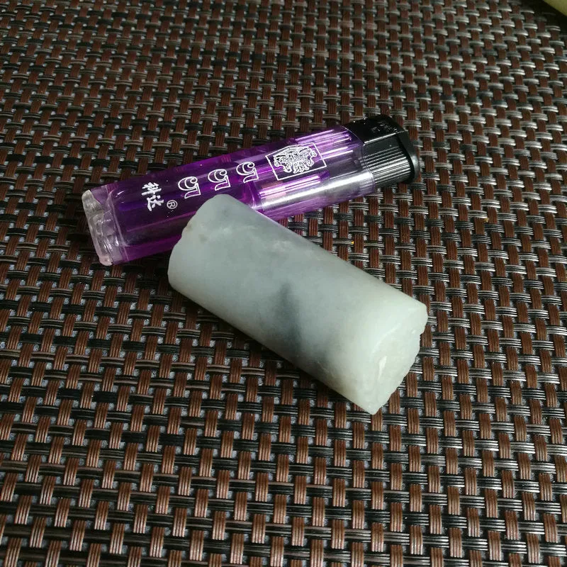 Natural Kunlun Jade Rough Nephrite Raw (79g,5X2.6cm)