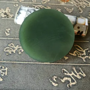 Natural Kunlun Jade Rough Nephrite Raw (99g, 5.1X5.1X1.6cm)