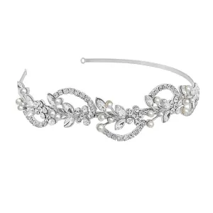 Nico Crystal and Pearl Headband