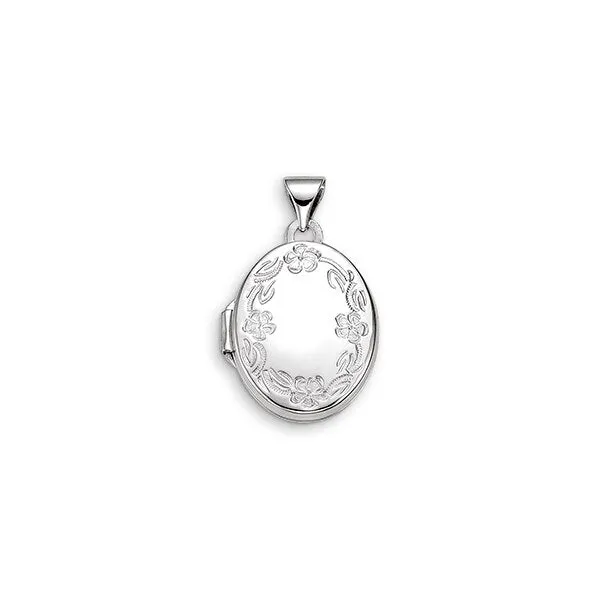 Oval Floral Locket