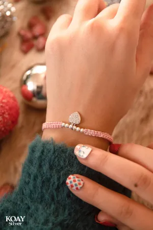 Pink Heart Bracelet