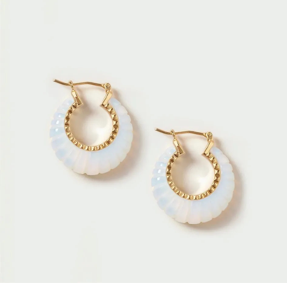Scalloped Hoops