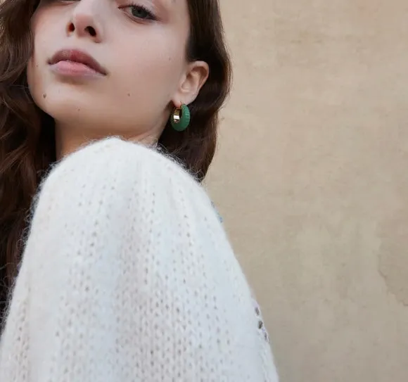 Scalloped Hoops