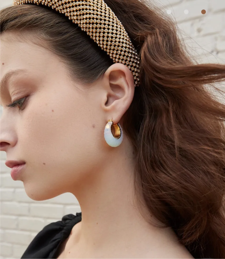 Scalloped Hoops