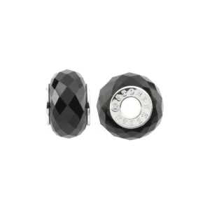 Silver & Hematite Charm S434HEM