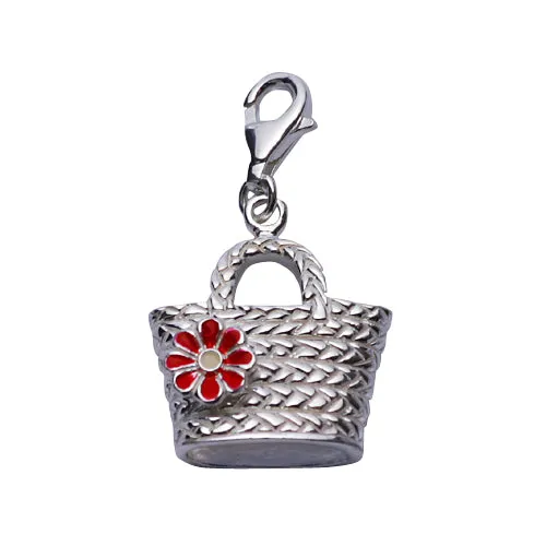 Silver Handbag Charm Bracelet