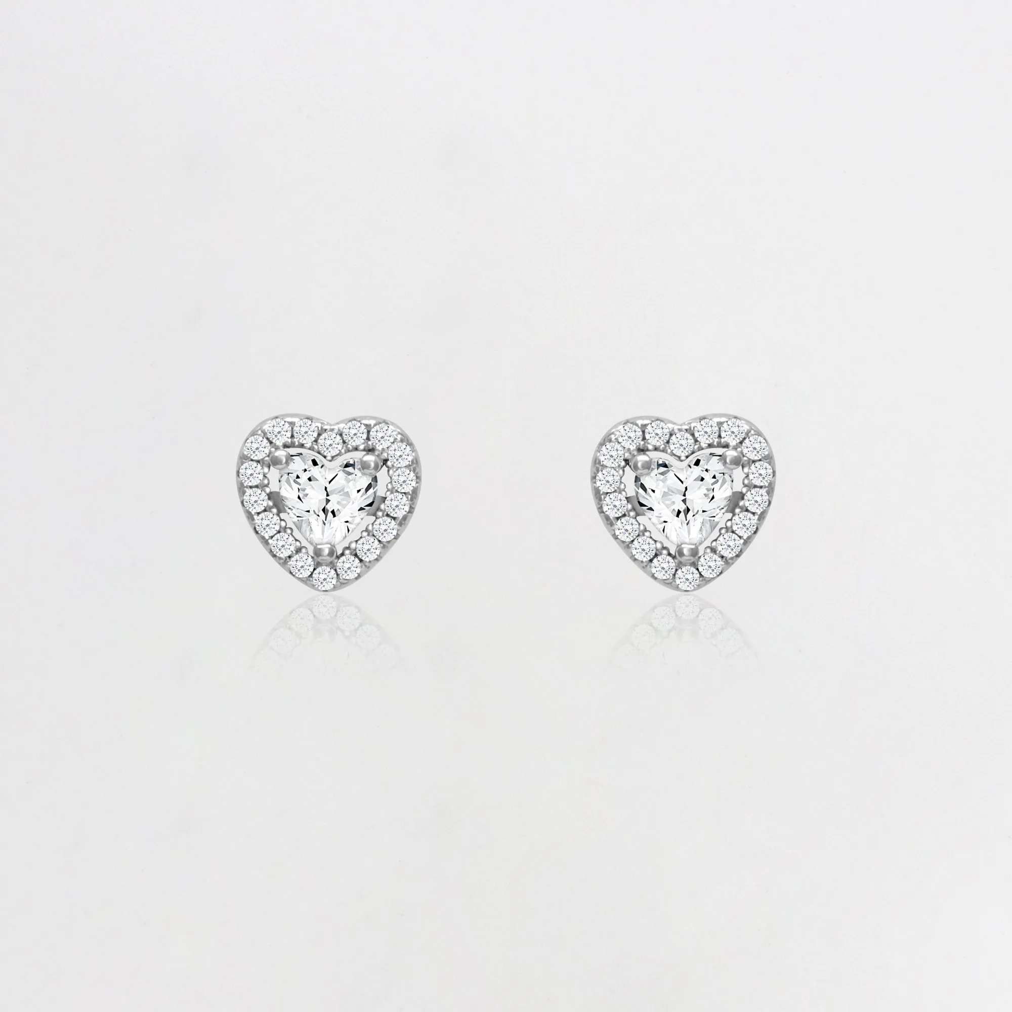 Silver Loving Hearts Set
