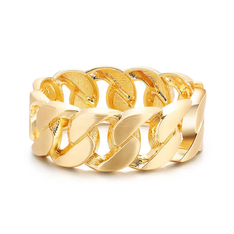 Sisslia Manufacturer Hot Selling High Quality Bangle Gold Plated Classic Twist Chain Gold Plated Bracelet For Women