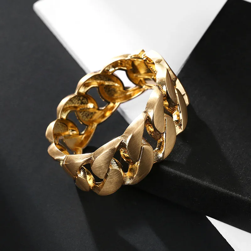 Sisslia Manufacturer Hot Selling High Quality Bangle Gold Plated Classic Twist Chain Gold Plated Bracelet For Women