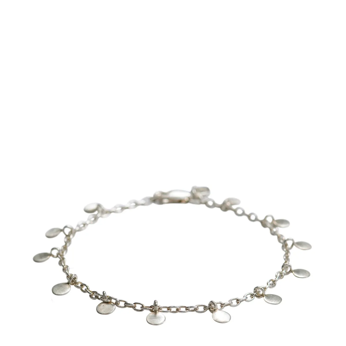 Sterling Silver Medium Disc Bracelet