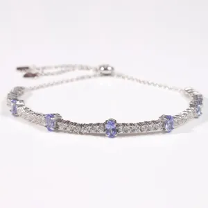 Tanzanite Adjustable Bracelet