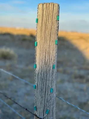 The Silver Linked Stacked Turquoise Necklace