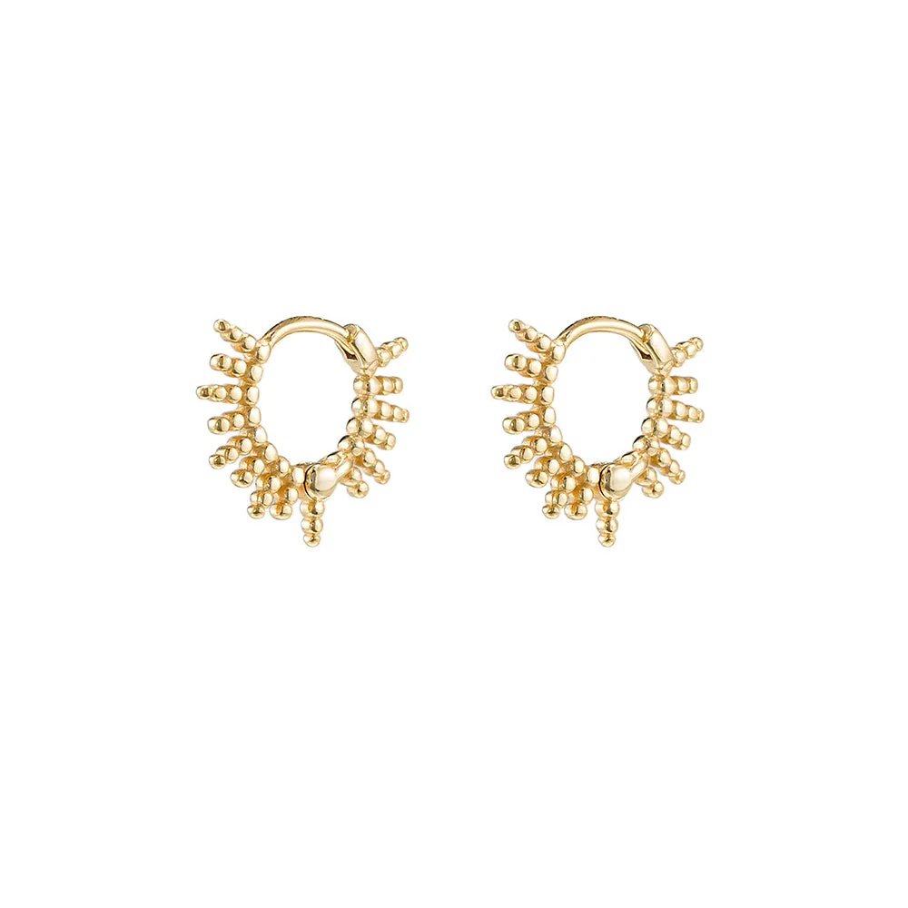 Thorn Huggie Hoop Earrings