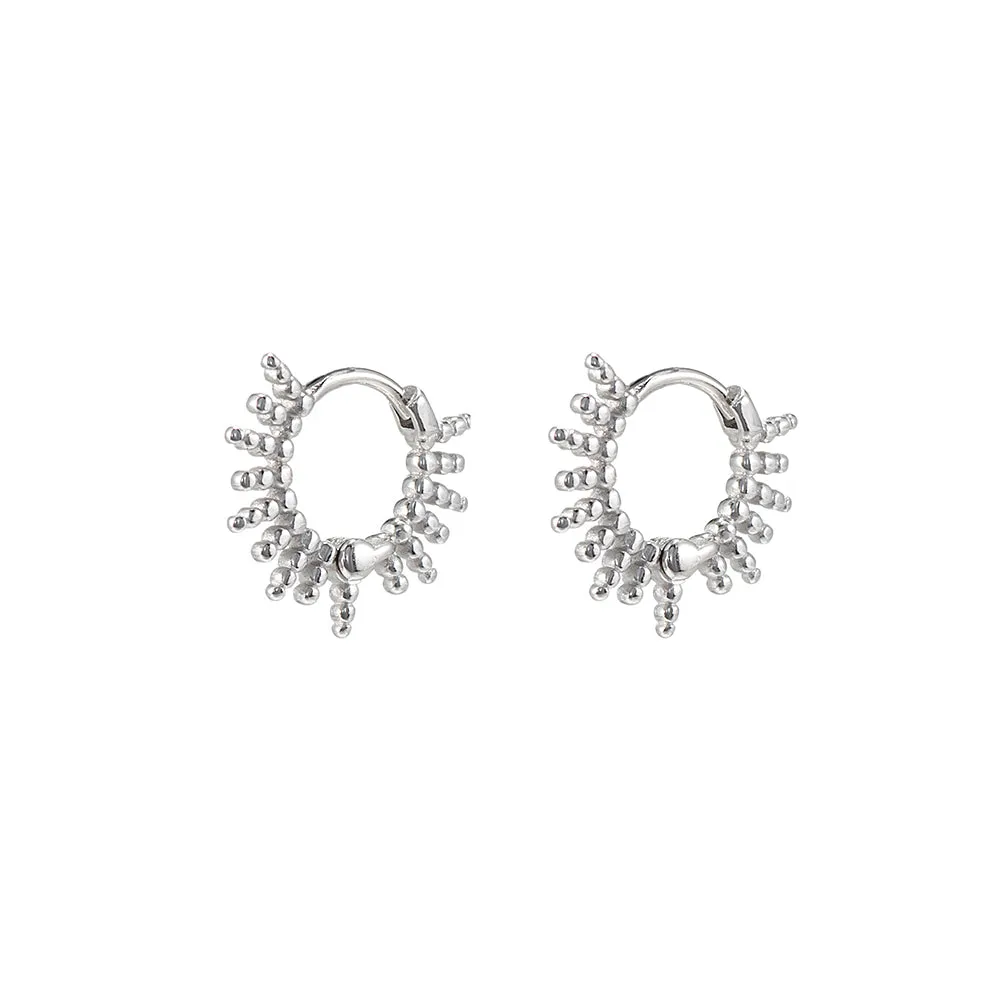Thorn Huggie Hoop Earrings