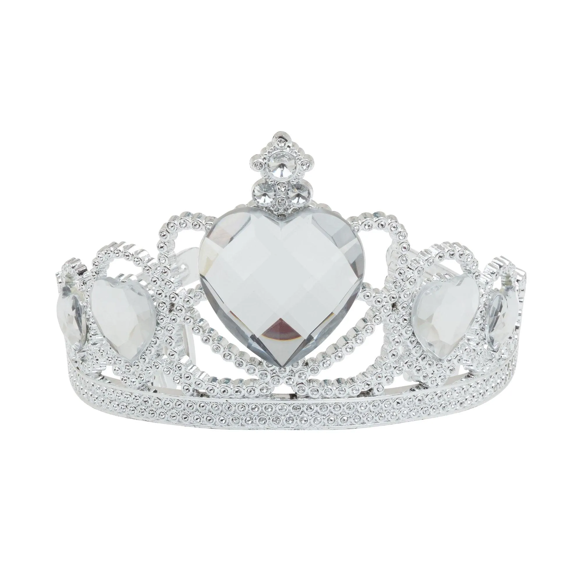 Tiara Silver   Clear Stone