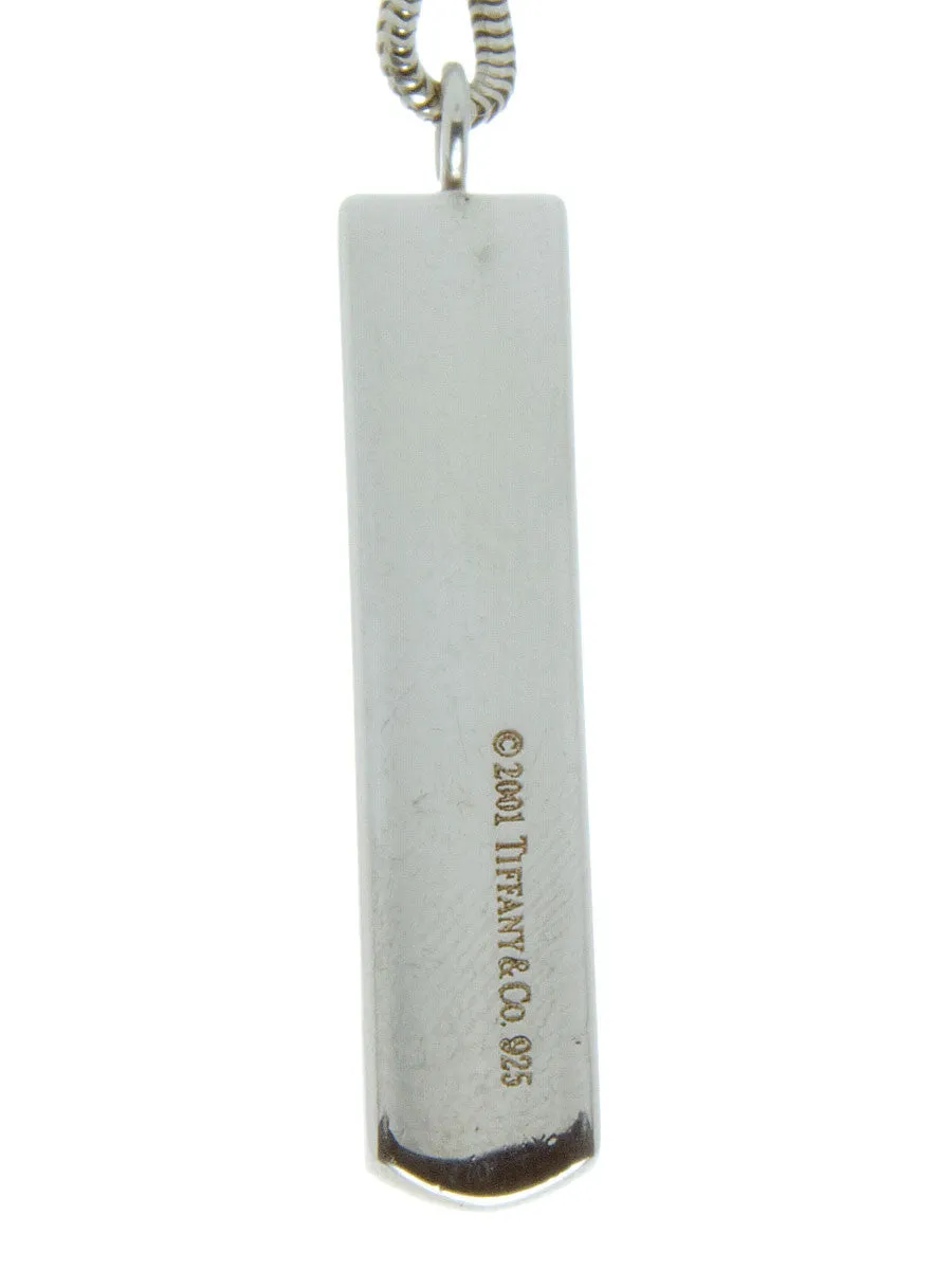 Tiffany & Co. 1837 Bar Pendant & Chain