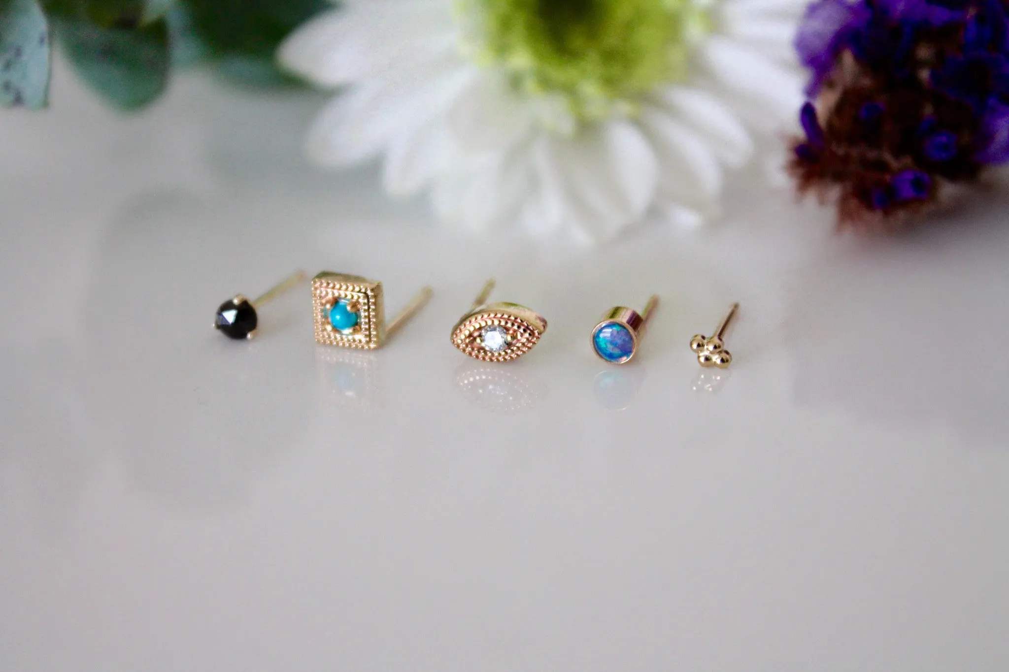 TINY CLUSTER STUDS