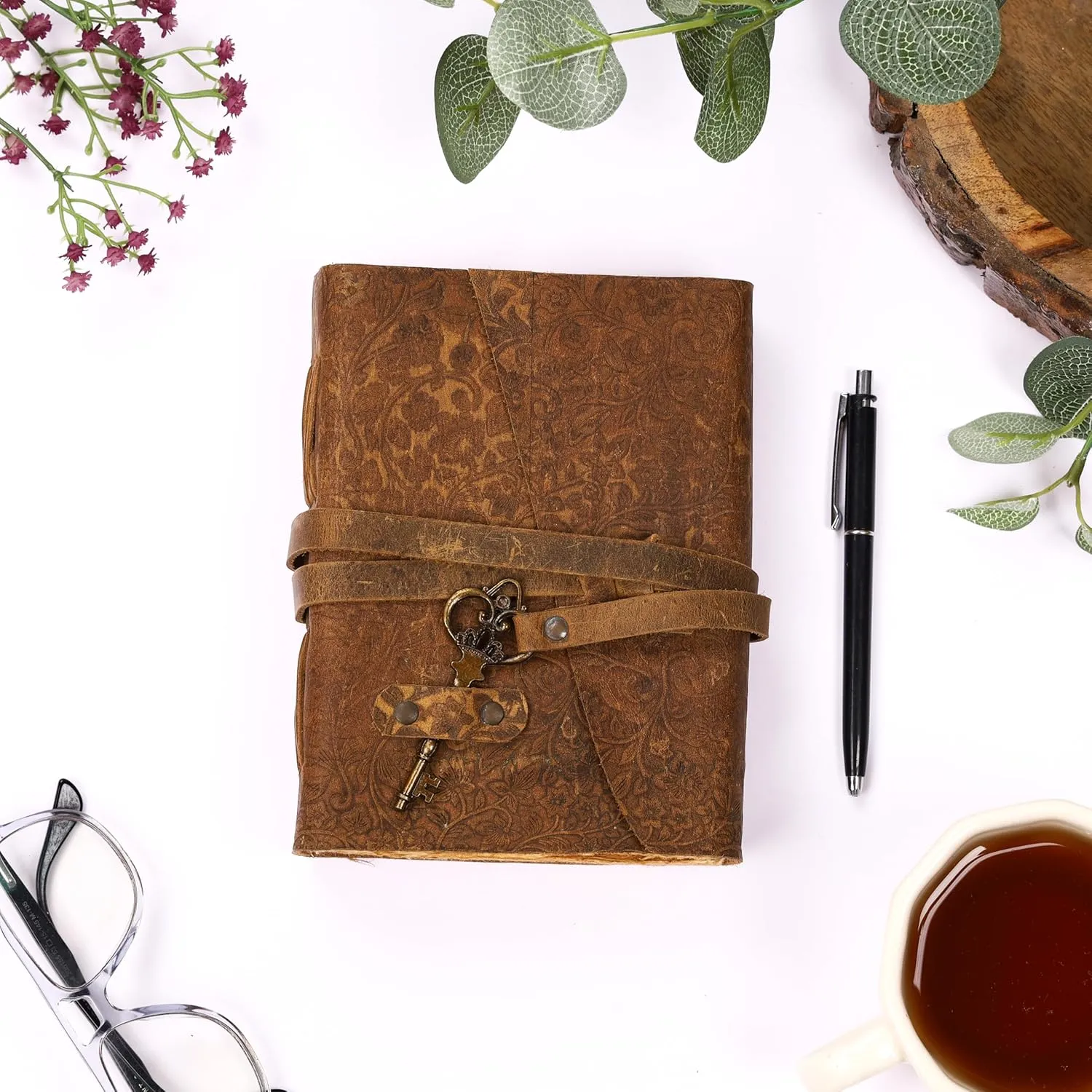 Vintage Handmade Rustic Leather Diaries (Rough Leather)
