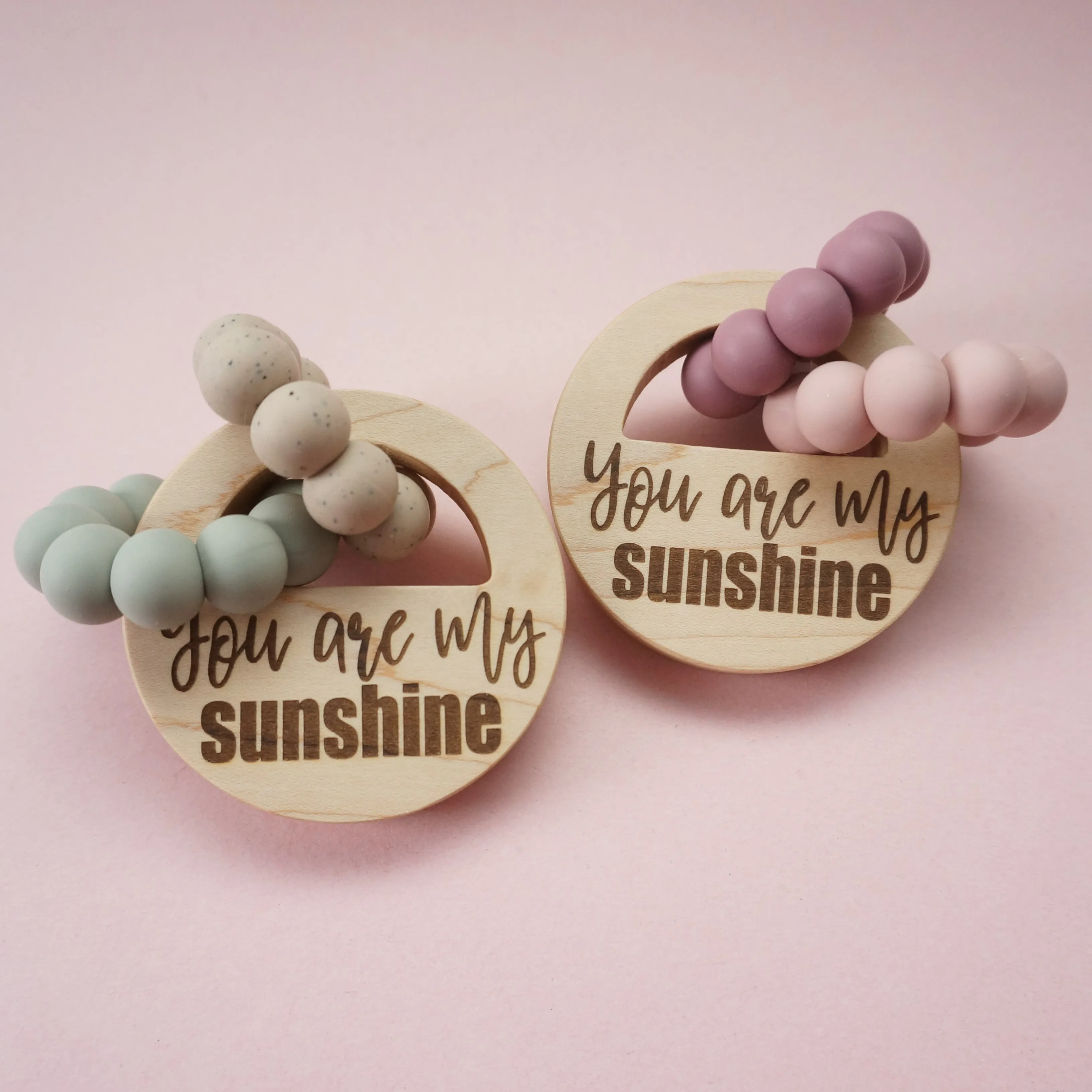 WHOLESALE Locket Teether with Saying
