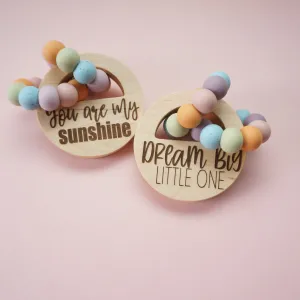 WHOLESALE Locket Teether with Saying