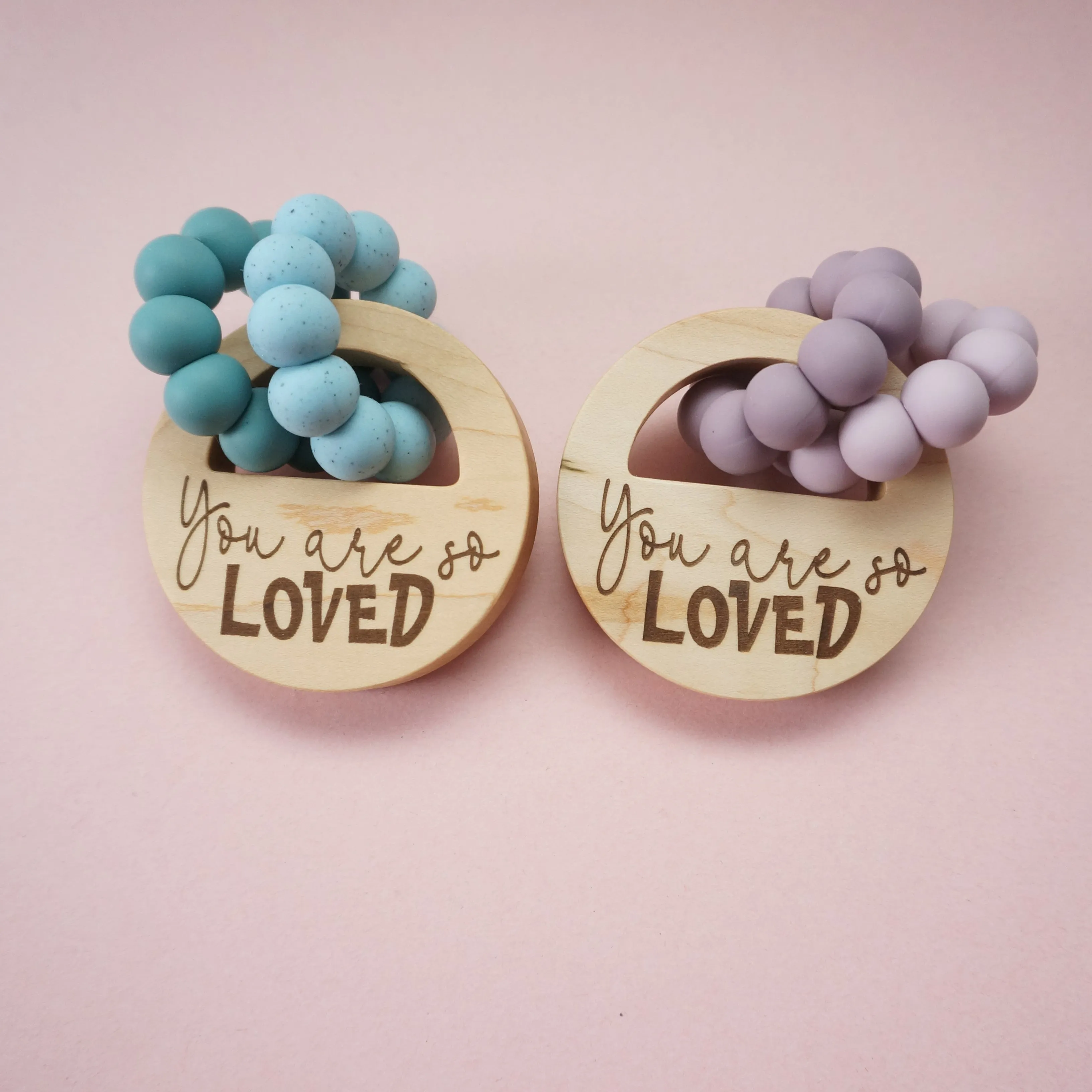 WHOLESALE Locket Teether with Saying