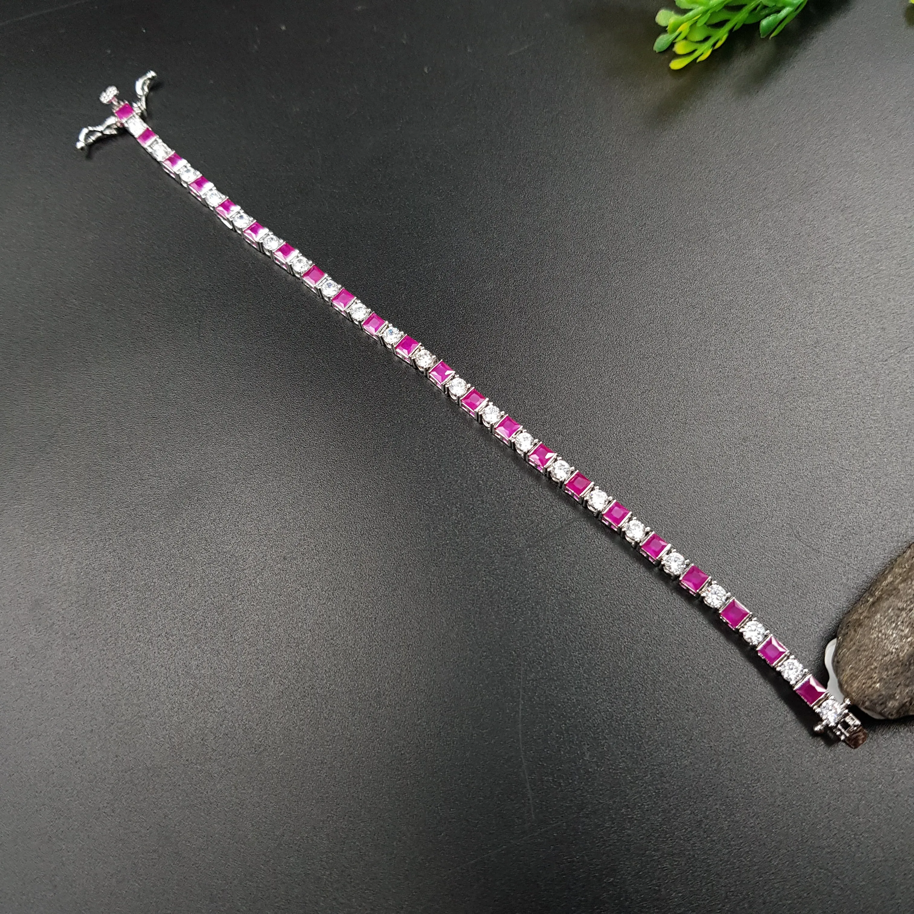 Zircon/AD Tennis Bracelet 10689-69