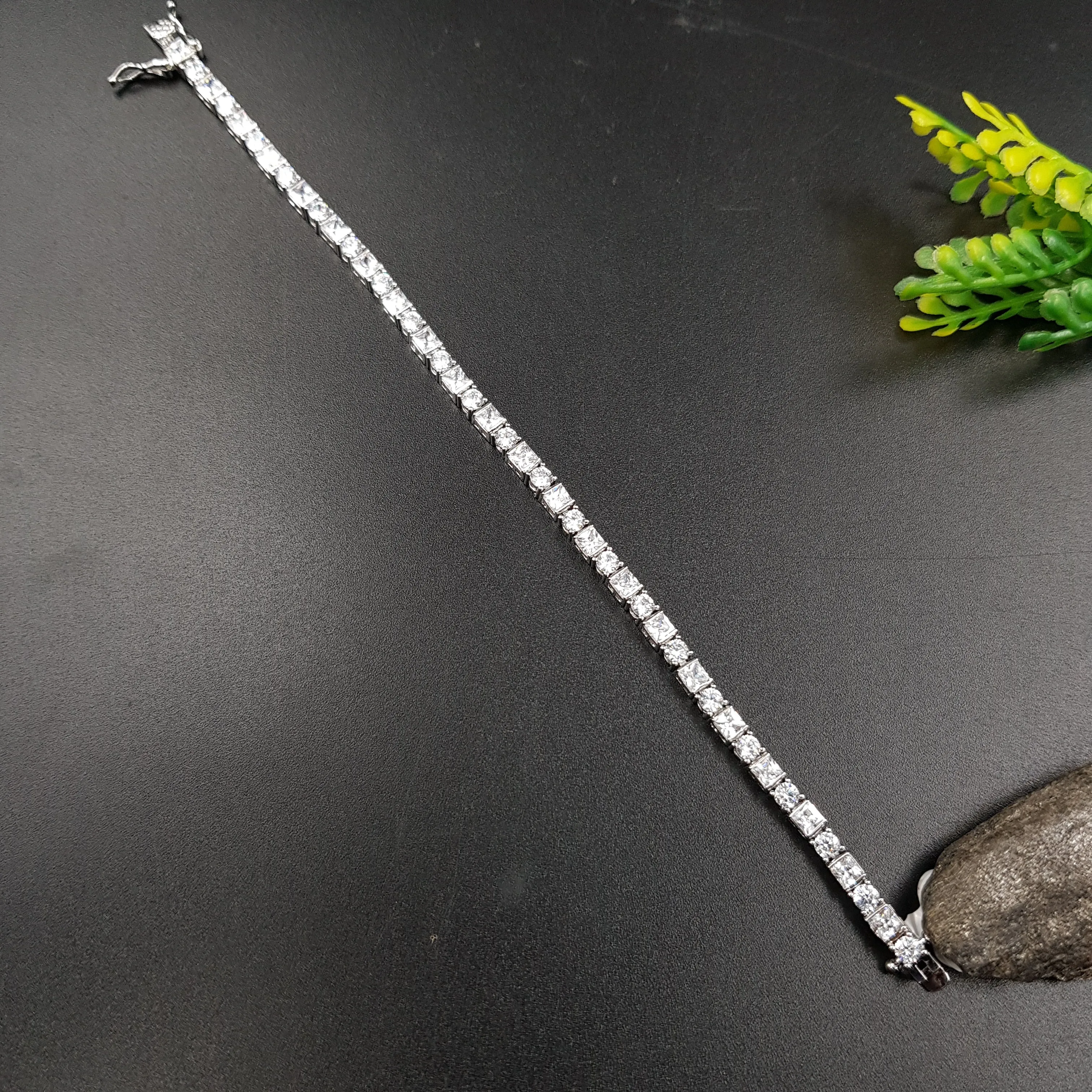 Zircon/AD Tennis Bracelet 10689-69